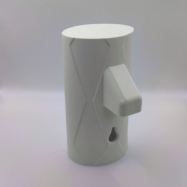 Stylische Schutzhülle für Seifenspender Sagrotan No-Touch – Modernes Rauten-Relief Design – Bild 9