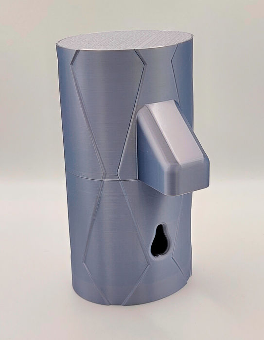 Metallic Edition - Stylische Schutzhülle für Seifenspender Sagrotan No-Touch – Modernes Rauten-Relief Design – Bild 7