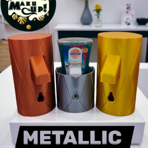 Metallic Edition – Stylische Schutzhülle für Seifenspender Sagrotan No-Touch – Modernes Rauten-Relief Design