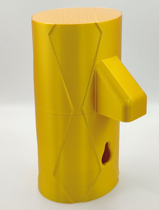 Metallic Edition - Stylische Schutzhülle für Seifenspender Sagrotan No-Touch – Modernes Rauten-Relief Design – Bild 5