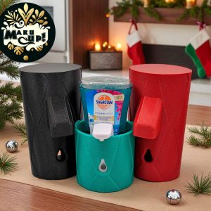 Weihnachts Edition – Stylische Schutzhülle für Seifenspender Sagrotan No-Touch – Modernes Rauten-Relief Design